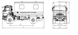 Mobile medical complex, model 676519, on chassis KAMAZ 43502-D5, according to TU 29. 10. 59-002-63119966-2017