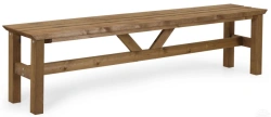 Wooden bench