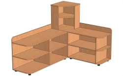 Shelving unit "Corner small" Model: S-UM