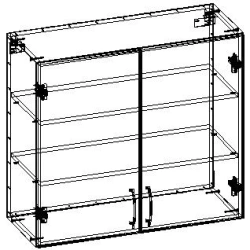 Hinged kitchen cabinet TV-KShKN-3.5.01-01