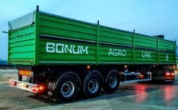 Semi-trailer tipper grain carrier BONUM 928010 (modification 928010-08) KpTrDsAt