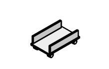 Stand for a system block. Set of furniture "Grand"