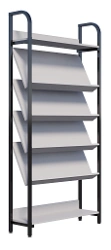 Library shelving unit