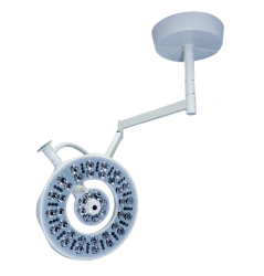 Medical ceiling luminaire with emergency power supply adjustable single unit for low ceilings "EMALED 602 NP" (x
