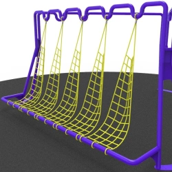 Anti-vandal rope hammocks