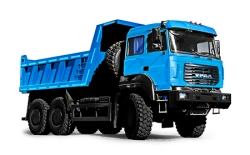 Dump truck Ural 6370-0121 (Equipment options: gearbox ZF 16S2220, 16S1820; clutch: ZF, Hammer; neutraliser: dinex)