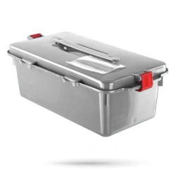 Container for collection, storage, preliminary disinfection and disinfection of consumables MK-04 according to TU 9398-001-44941