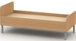 Metal-framed chipboard bed type II, K-2