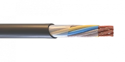 Small-size fire-resistant cables, not spreading combustion in group laying, with low smoke and gas emission, grade