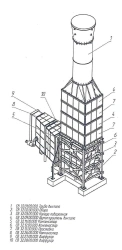 Exhaust system for GPA-32 "Ladoga" SV 32.00.00.000