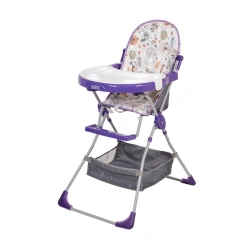Selby 252 "Owls" highchair purple, article number 0001294-07