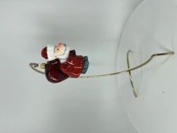 Licence Christmas tree toy made of glass "Father Frost"