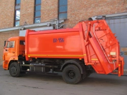 Rear-loading rubbish truck KO-456-20 (based on KAMAZ chassis: 43253-G5)