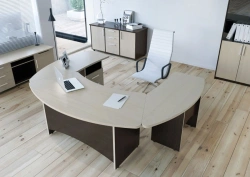 Wooden desks for offices and administrative premises