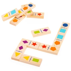 Dominoes "Geometrical figures" (28 pieces) art. 5655-1