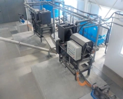 Mechanical sludge dewatering plant of UMOO series