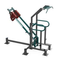 Outdoor power training apparatus for pull-ups and push-ups on the bars with counterweight, with variable load MC-1-MS764.05.