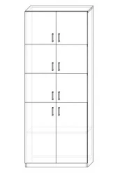 Closed shelving unit RL 03/07