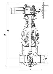 Gate valve 1015-150-ED