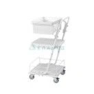 Medical polymer small tier table-cart "STMPm-01-"ELAT", var. 8 GIKS.942810.102 TU