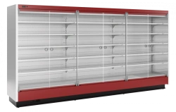Display case refrigerated universal wall-mounted Sofia 195/71 VHSnp-3,75 (with glass doors)