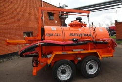 Trailer for asphalt pavement patching BCM-24.5 (10 tonne axle unit with spring-balanced suspension)