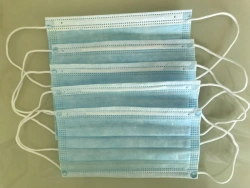 Medical three-layer mask for single use