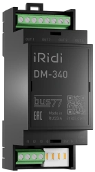 Analogue output module for 3 universal inputs, 4 outputs (DM-340/LDM-340) DSTL.468332.034TU