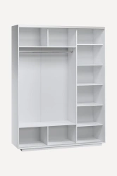 Wooden three-piece cupboard