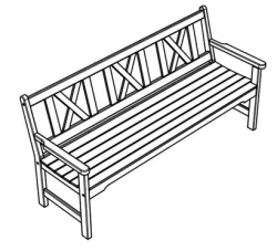 Bench, article no. 20803/1