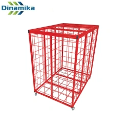 Collapsible mobile ball container (without lid / with lid)