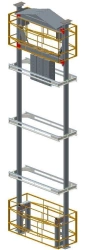 Tensioning station (Frame) (tensioning device)