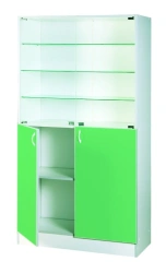 Medical cabinet two-section two-door MKP 013 /01-"Aibolit".