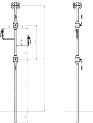 Gas and pressure extraction risers