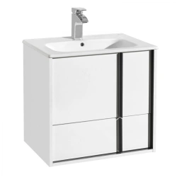 Cabinet under sink Aquaton Riviera 60 white matt 1A238801RVX201.A238.8.01R.VX2.0