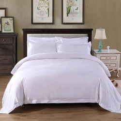 Bed linen sets of blended fabrics