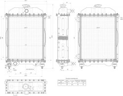 Water radiator BR-80.1301.100