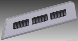 Switch panel 1102-10-165SB