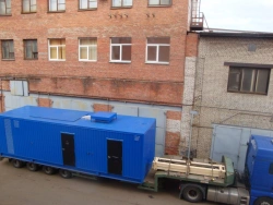 Transportable high-pressure compressor station KST