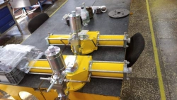 Pneumohydraulic actuators of PGP series