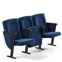 Auditorium armchair on metal frame "Solo" model