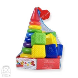 Rainbow development set / pyramid and cubes