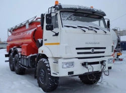 Tank truck for dangerous goods transportation type 9666P (Modifications 9666P1 on KAMAZ 43118-A5, 43118-50 chassis)
