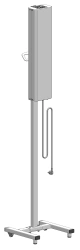 Mobile bactericidal irradiator-recirculator ORBP-1-15-01 (metal case)