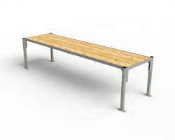Metal single-deck sheds