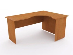 Right curved table CM32 of "Monolit" series