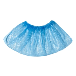 Disposable polyethylene shoe covers