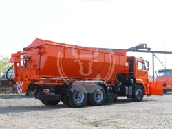 Truck sand spreader APR 10.0 (6520) model ST. 013 on the basis of KAMAZ 6520-53, 6520-V5 chassis.