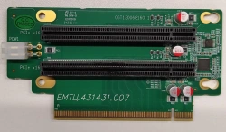 Expansion board Riser corner PCIe 4.0 x16 right EMTC.431431.007