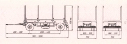 Assortment wagon trailer, brand UST, type 94651H, 94651H-00032??-??, manufactured according to TU 4525-043-53838447-2011.